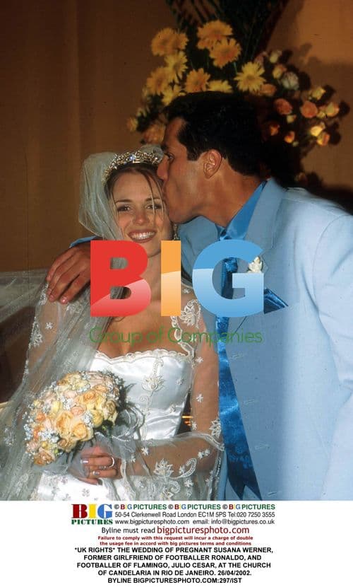 Susana Werner and Julio Cesar's Wedding