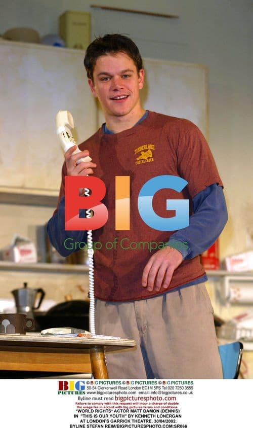 Matt Damon in "This Is Our Youth" in London