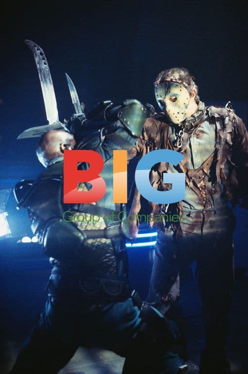 Peter Mensah battles Kane Hodder as Jason Voorhees