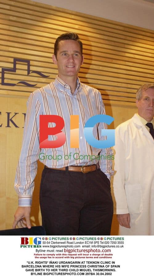 Iaki Urdangarin at Teknon Clinic in Barcelona