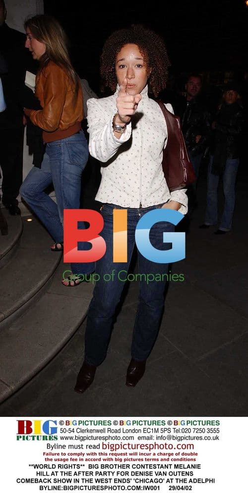 Melanie Hill at Denise Van Outen's 'Chicago' party