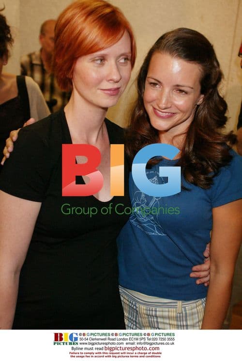 Cynthia Nixon and Kristin Davis at "Brave New World" rehearsal