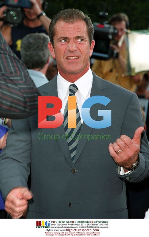 Mel Gibson at Signs Premiere