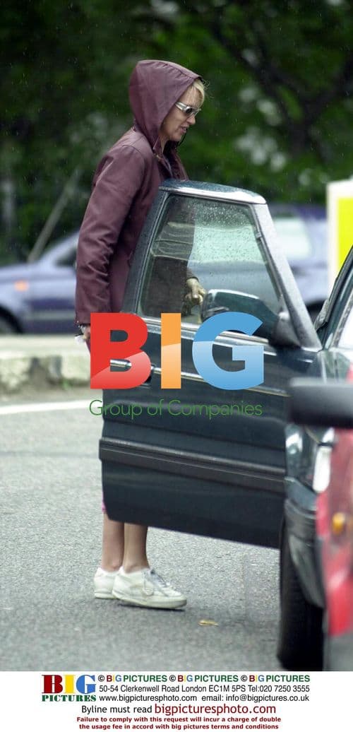 TV Presenter Anneka Rice with Son Leave Laura Ashley