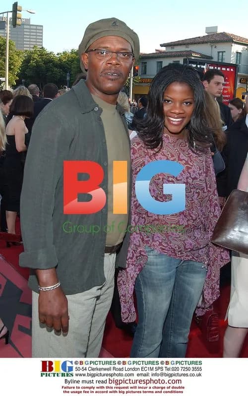 Samuel Jackson and daughter Zoe at xXx premiere