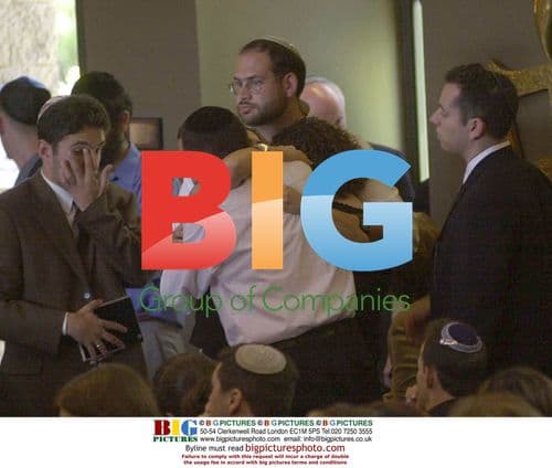 Mourners at Marla Bennett's Funeral