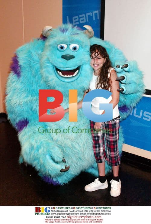 Hallie Kate Eisenberg and Sulley Celebrate Disney DVD