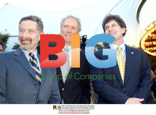 Barry Meyer, Clint Eastwood and Alan Horn at "Blood Work" premiere