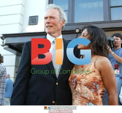 Clint Eastwood and Wanda De Jesus at "Blood Work" premiere