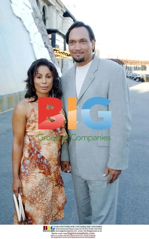Wanda De Jesus and Jimmy Smits at "Blood Work" premiere