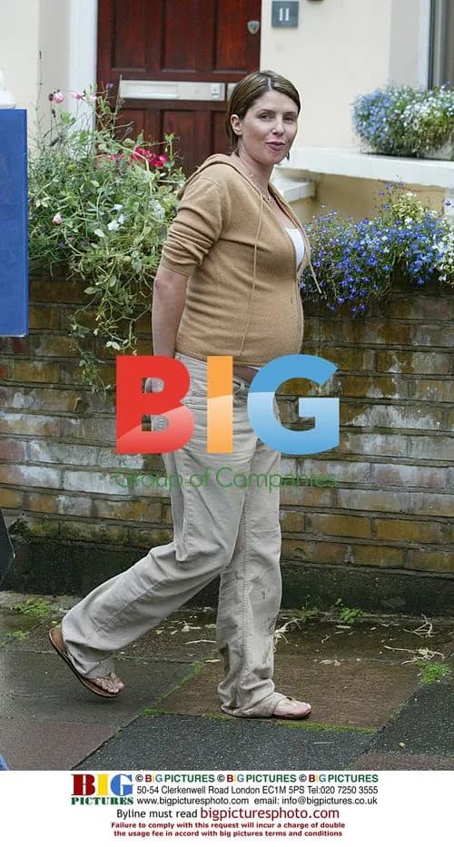 Pregnant Sadie Frost Strolls in London