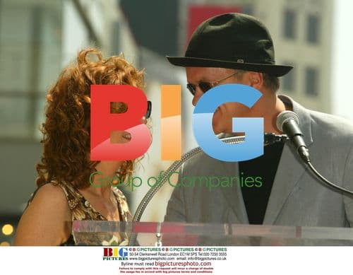 Susan Sarandon and Tim Robbins at Walk of Fame ceremony