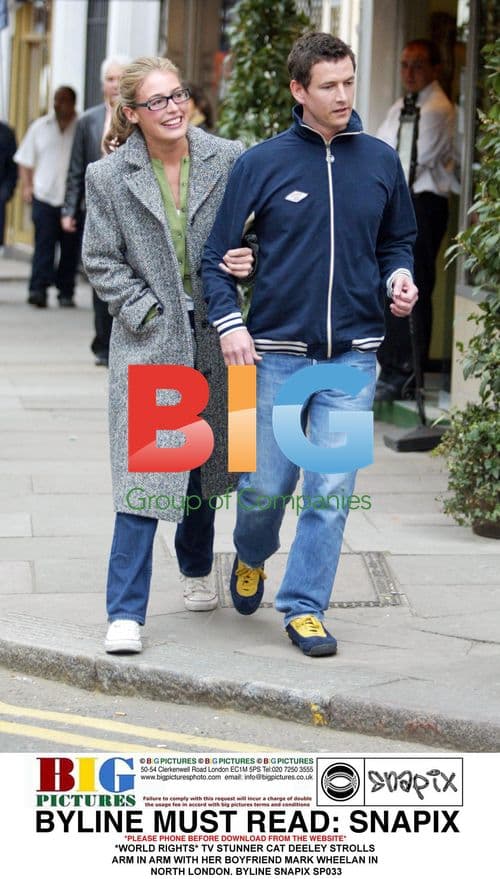 Cat Deeley and boyfriend Mark Wheelan stroll in North London