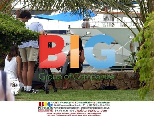 Jesse Wallace films in Mallorca, Spain