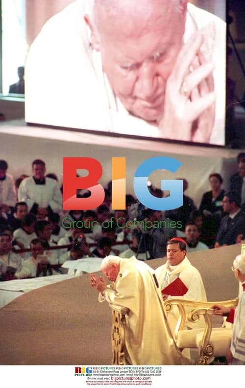 Pope John Paul II at Mexican Canonization
