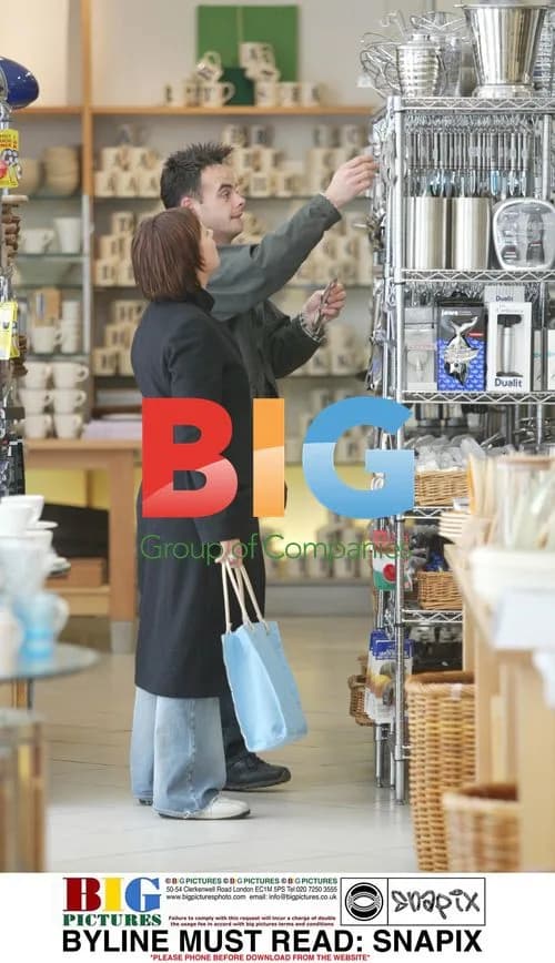 Ant McPartlin Goes Shopping with Girlfriend