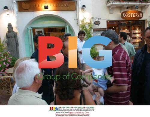 Silvio Berlusconi on holiday in Sardinia