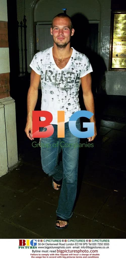 Footballer Freddie Ljungberg Out in London
