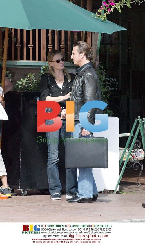 Sean Penn and Family Spotted in Santa Monica