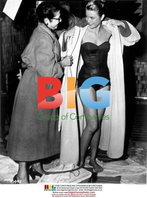 Grace Kelly on Film Set