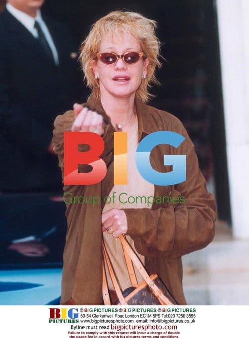 Melanie Griffith Arrives in Argentina to See Antonio Banderas