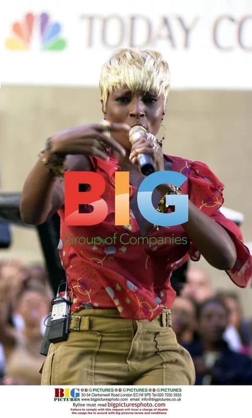 Mary J. Blige performs at Rockefeller Center
