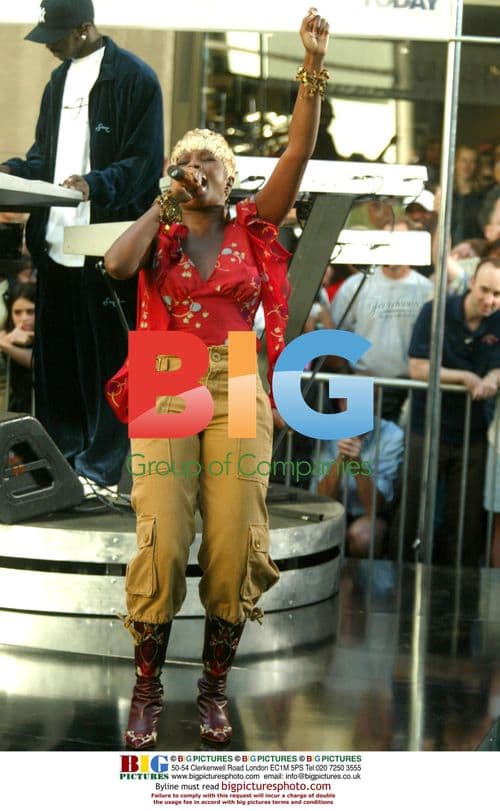 Singer MARY J. BLIGE performs on 'Today' show