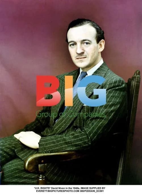 David Niven in 1940s Portrait