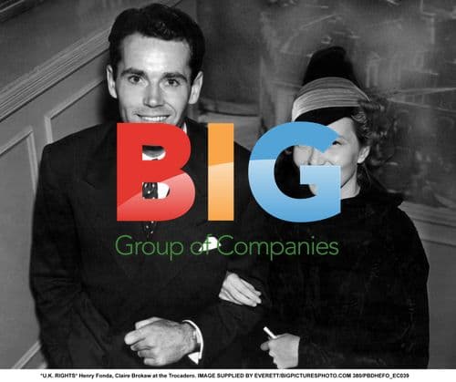 Henry Fonda and Claire Brokaw at the Trocadero