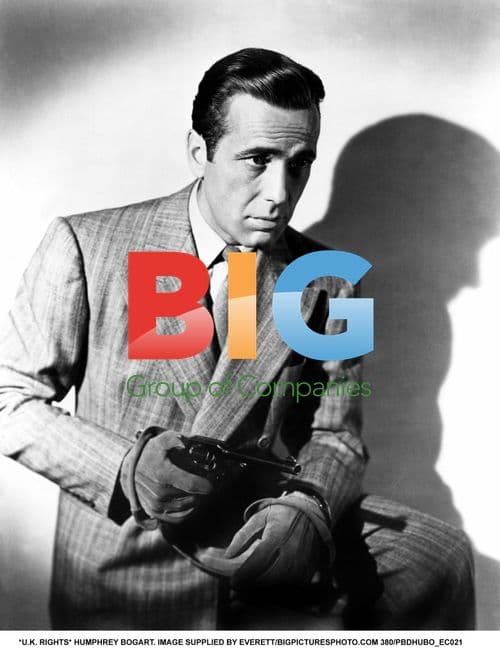 Humphrey Bogart Portrait with Pistol