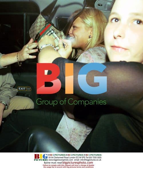 Jade Goody Arrives at Emporium Club