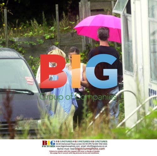 Gillian Taylforth on "Footballers Wives" Set