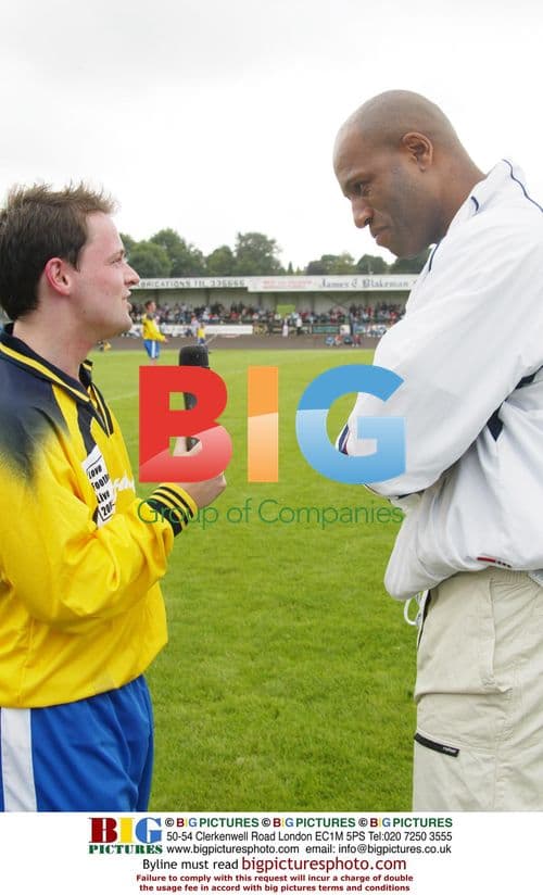 Declan Donnelly at Charity Football Tournament