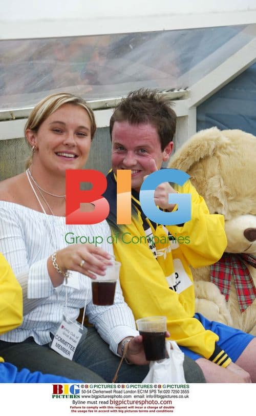 Declan Donelly at Charity Football Tournament