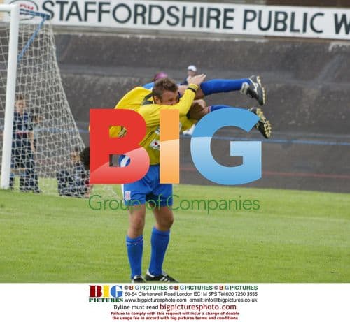 EastEnders Star Dean Gaffney and Singer Jonathan Wilkes at Charity Football