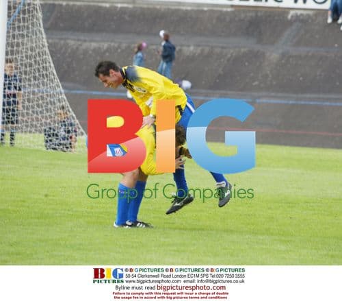 Dean Gaffney and Jonathan Wilkes at Charity Football