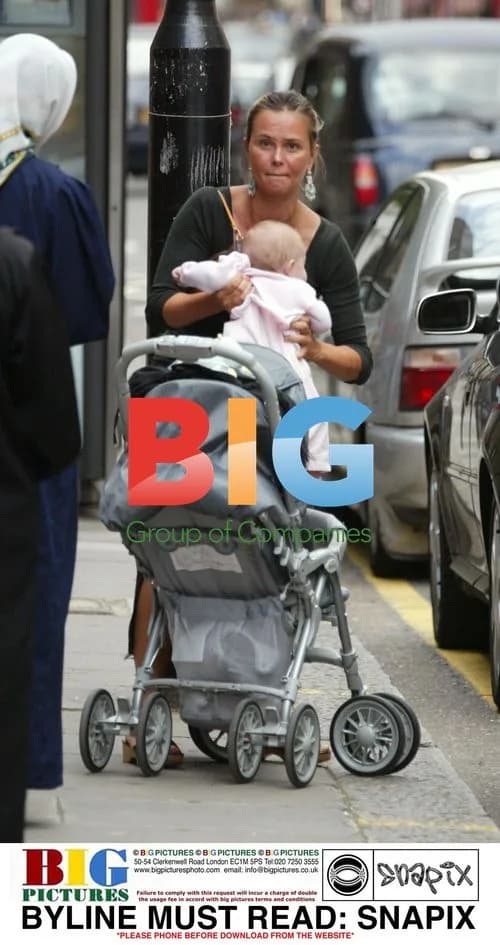 Emmanuel Petit Out Shopping with Family