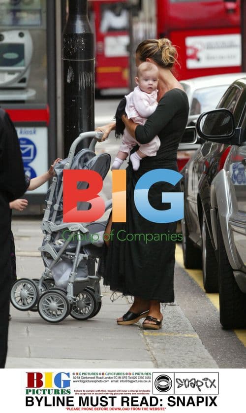 Emmanuel Petit and Family Out Shopping