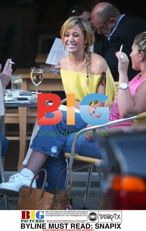 Atomic Kitten's Jenny Frost at North London Cafe