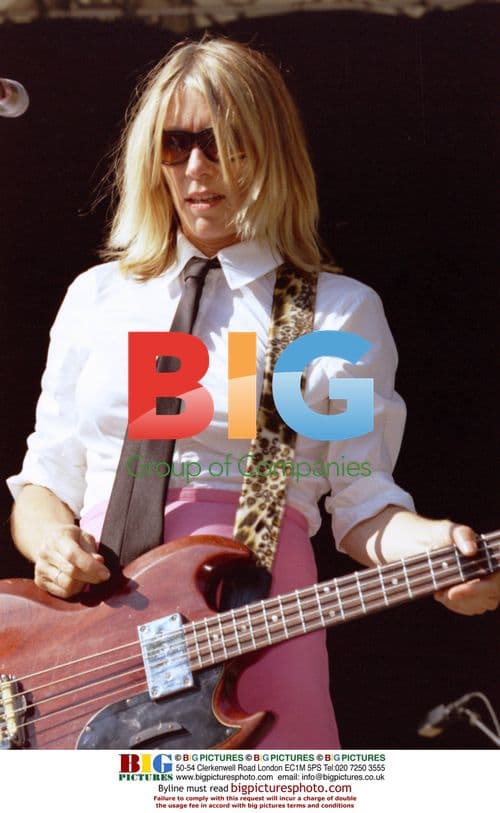 Kim Gordon of Sonic Youth performs at Summer Stage