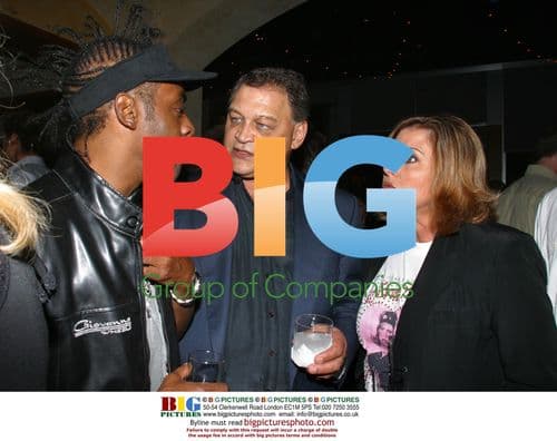 COOLIO, ED O'ROSS & LORNA LUFT at 'Simone' Premiere