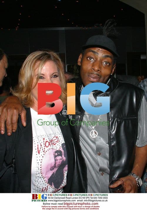 LORNA LUFT & COOLIO at 'Simone' premiere party