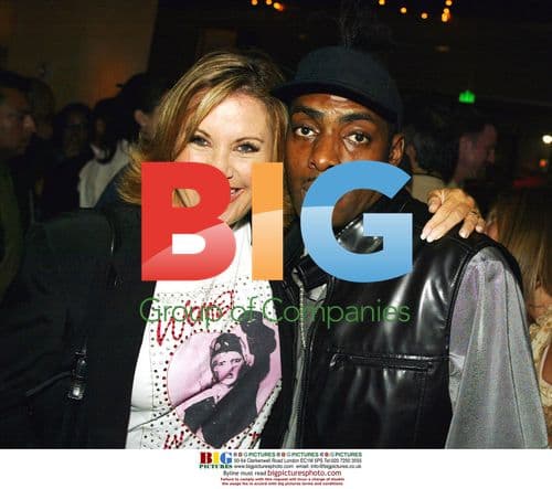 Lorna Luft and Coolio at "Simone" Premiere