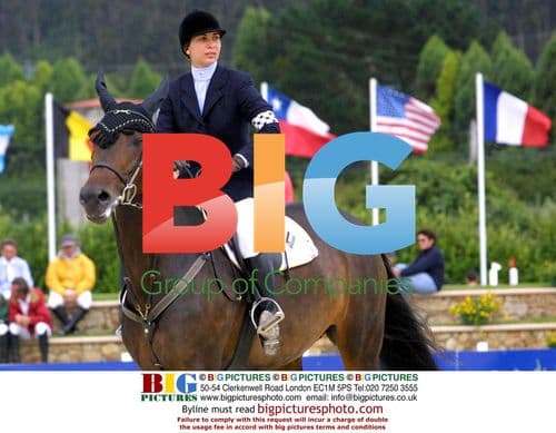 Princess Haya of Jordan at equestrian event
