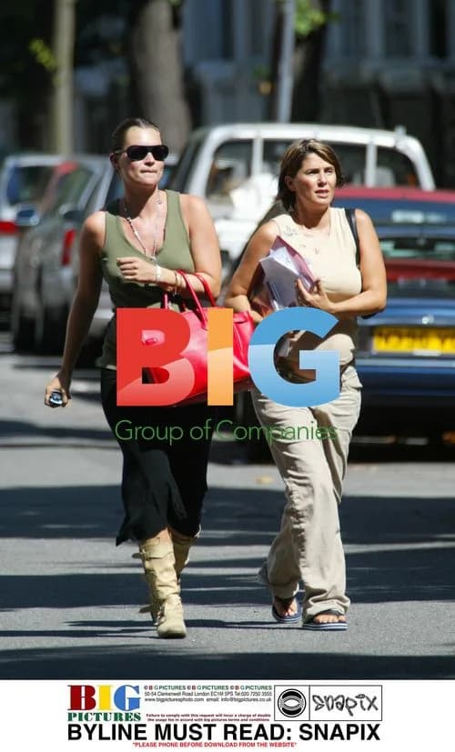 Kate Moss & Sadie Frost Pregnant Walk