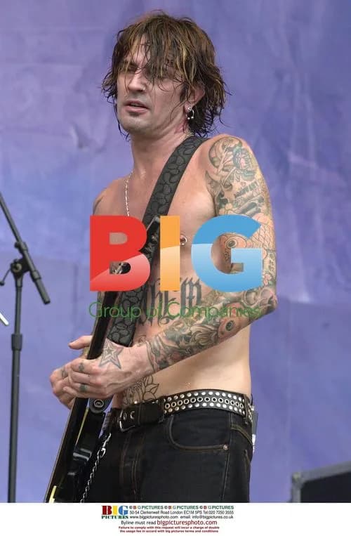 Tommy Lee performs at Rolling Rock Festival