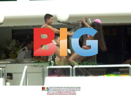 Naomi Campbell Dances with Stefano Gabbana