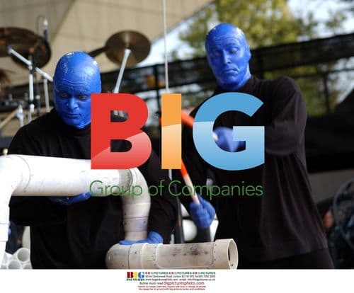 Blue Man Group Performing at Area 2