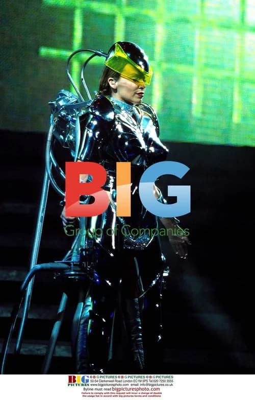 Kylie Minogue Performs in Space Age Costume
