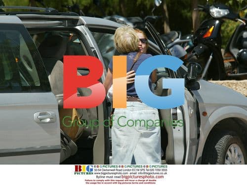 Patsy Palmer on Holiday in Spain